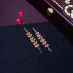 Jadau Kundan Ruby drop Maateelu / Ear chains