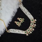 Moissanite Pearl Necklace