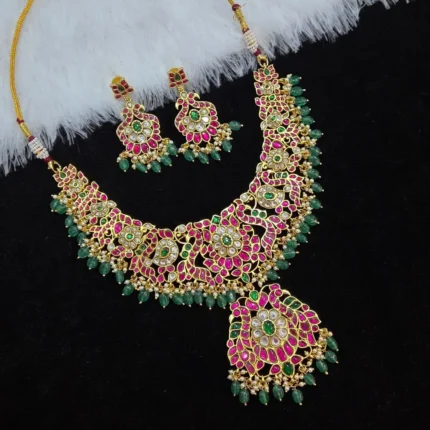 Jadau Kundan 22c Premium Necklace