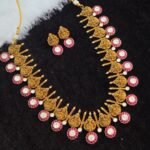 Jadau X Moissanite Nakshi haaram