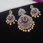 Diamond Pendant and Earrings - Image 2