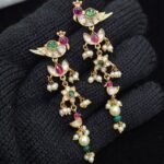 Kundan Parrot Earrings