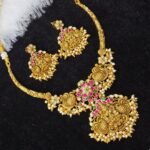 Jalebi Lakshmi Gold Look Necklace