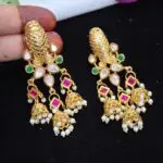 Gold Polish Moissanite Earrings