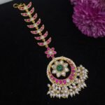 Jadau Kundan Rice Pearl Tikka