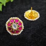 Jadau kundan studs - Image 3