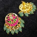 Jadau kundan studs