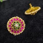 Jadau kundan studs