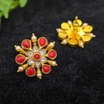 Jadau kundan studs
