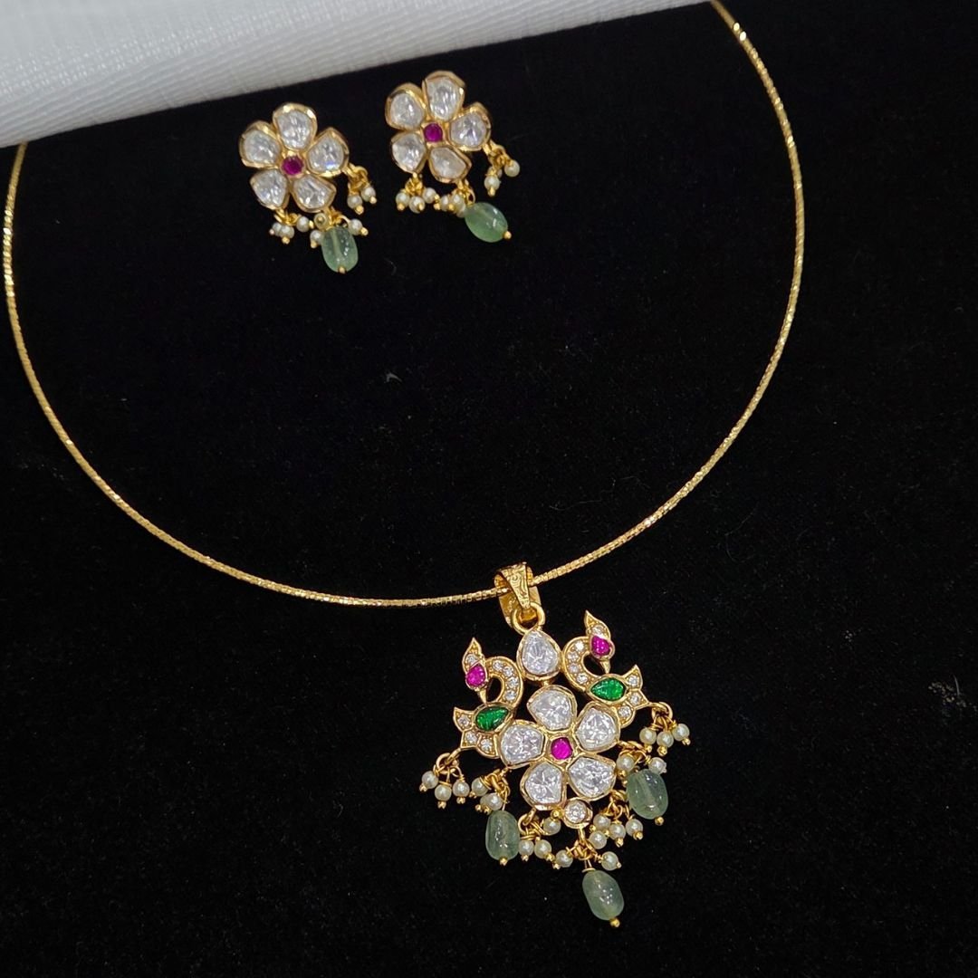 Untitled design (63) Moissanite Hasli Set - Image 1