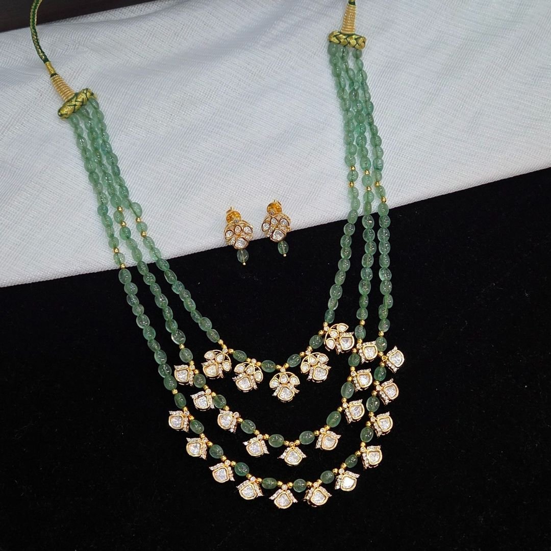 Untitled design (84) Premium Moissanite Beads haram - Image 1