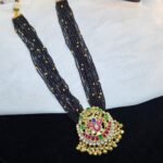 Jadau kundan blackbeads