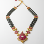 Jadau kundan blackbeads