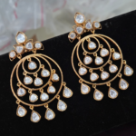 Moissanite chandbali