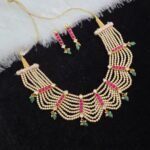 jadau kundan beads mala