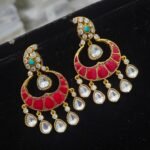 Moissanite chandbali - Image 3