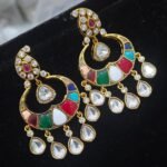 Moissanite chandbali - Image 2