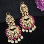 Moissanite Chandbali - Image 3