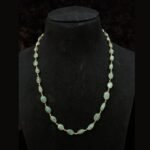 Green pearl mala 18inch