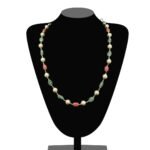 Coral pearl mala 18 inch