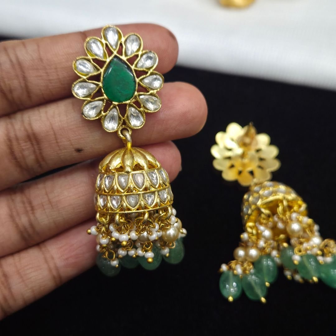 1999 Kundan Ear Rings - Image 1