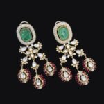 Victorian Polki Diamond  Earrings