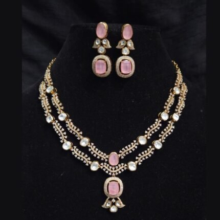 Double Layer Victorian Polki Kundan Jewellery