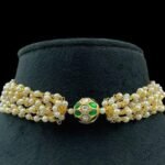 Pearl choker jadau kundan - Image 2