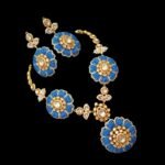 Premium Polki Fusion Necklace Gold Design