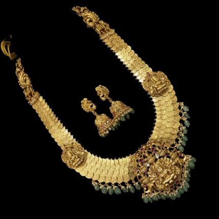 Bridal Kasu Haram Antique Gold
