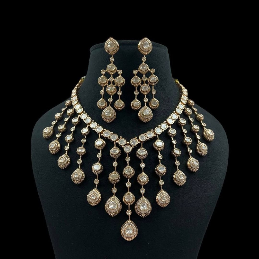 Untitled design - 2026-06-05T150022.588 Moissanite tassle neck set - Image 1