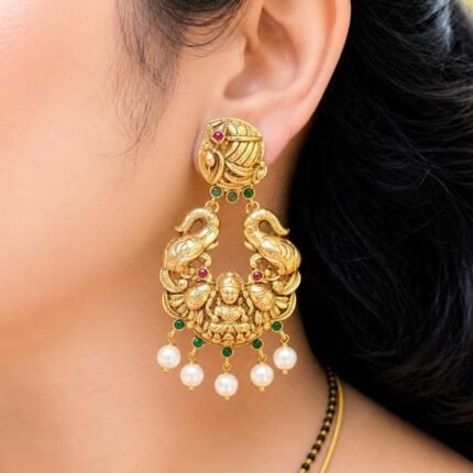 Nakshi gold chandbali