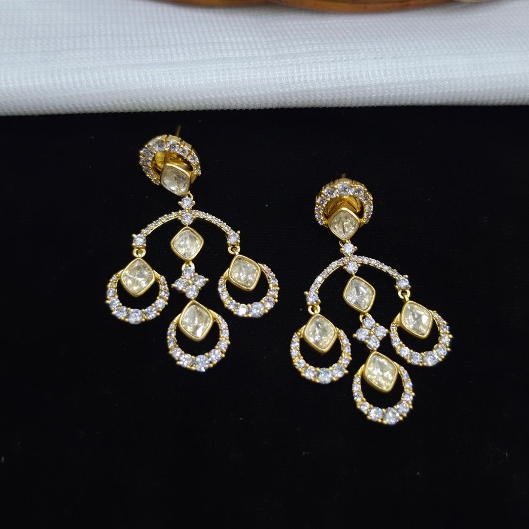 1750 (1) Premium polki chandbali - Image 1