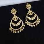 Premium polki chandbali