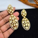 Premium polki chandbali