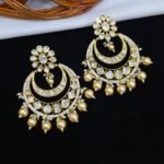 Premium polki chandbali