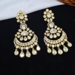 Premium polki chandbali