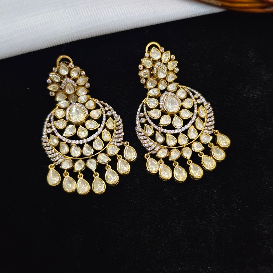 4450 Premium polki chandbali - Image 1