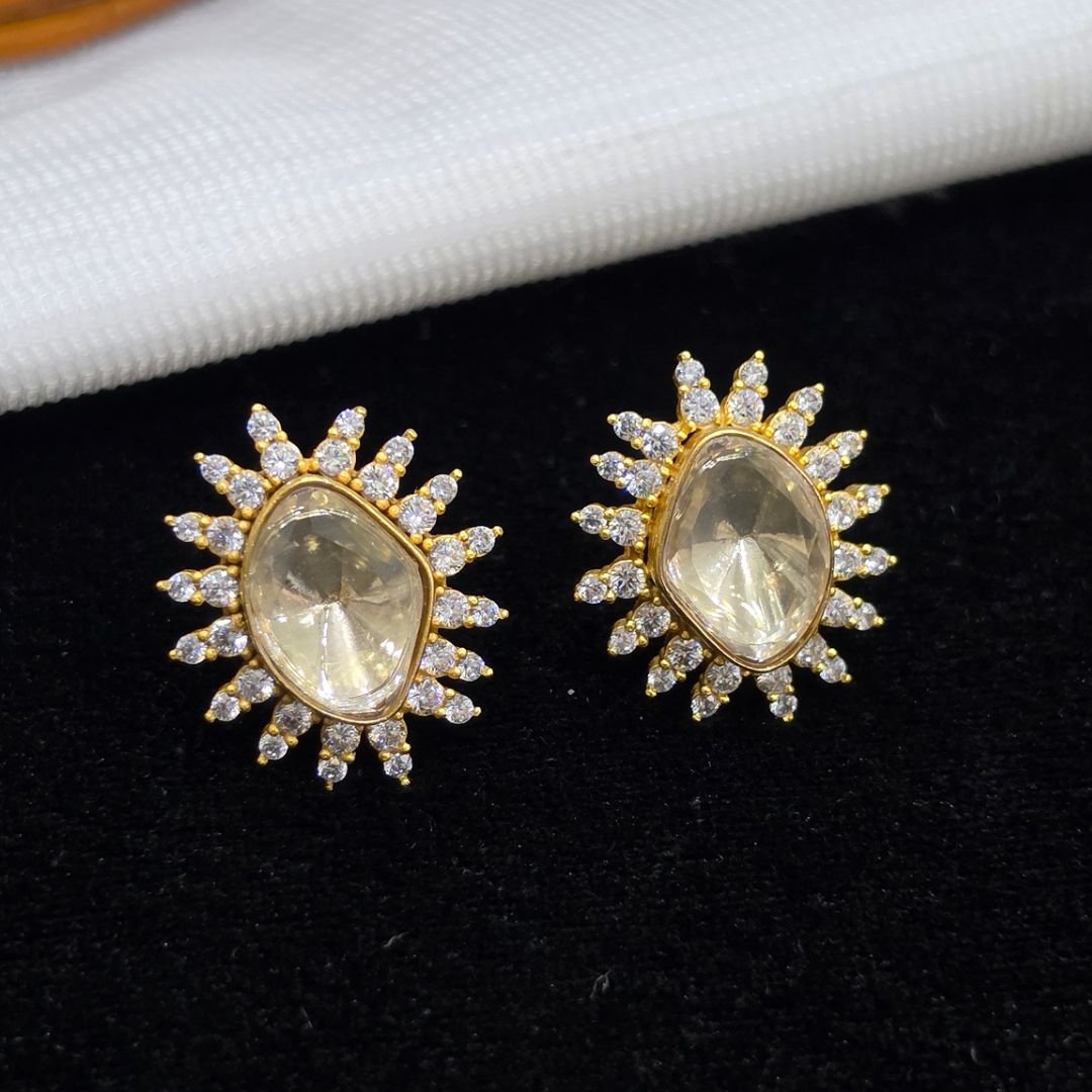 999 (1) Premium polki studs - Image 1