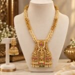 South Indian Temple Style Statement Long Necklace