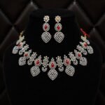 Diamond (CZ) Filigree Necklace Set