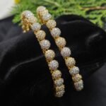 CZ Cluster Ball Bangles