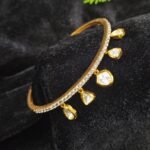 Bracelet with Hanging Uncut Kundan
