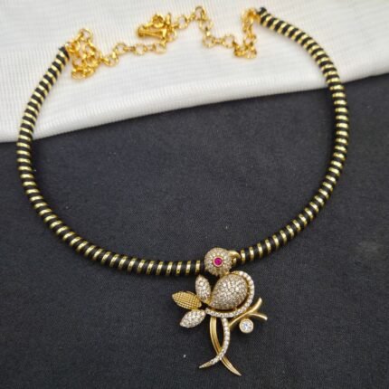 Victorian Little Bird CZ Mangalsutra
