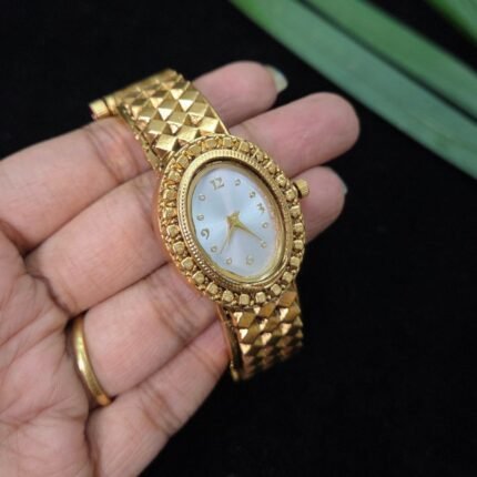 Antique Gold Geometric Watch