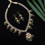 Pachi Kundan Pearl Lattice Necklace Set