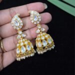 Polki Jhumka Earrings