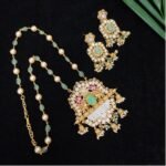 Nakkashi Uncut Kundan Long Haram Set