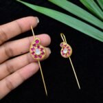 Nakkashi Ruby Needle Cuffs