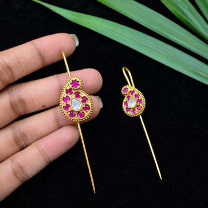 Nakkashi Ruby Needle Cuffs